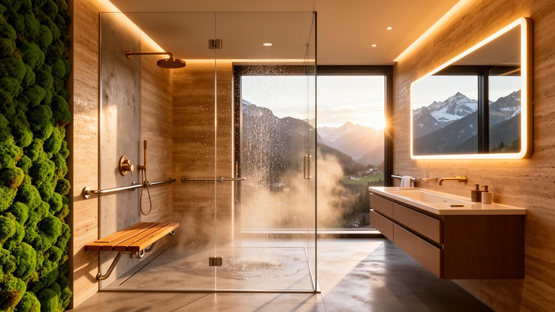 Salle de bain PMR & douche senior